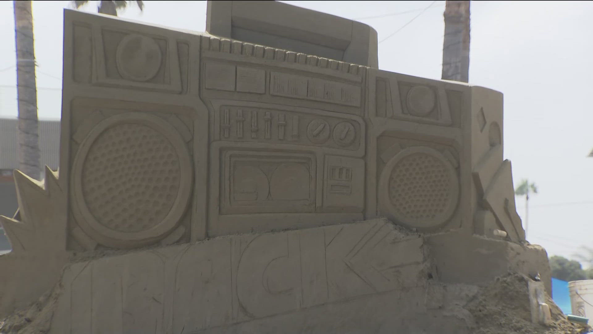 Sue McGrew, International Sand Sculptor shares what it takes to build a great sandcastle as they prepare for the Sun & Sea Festival on Aug 17 in Imperial Beach.